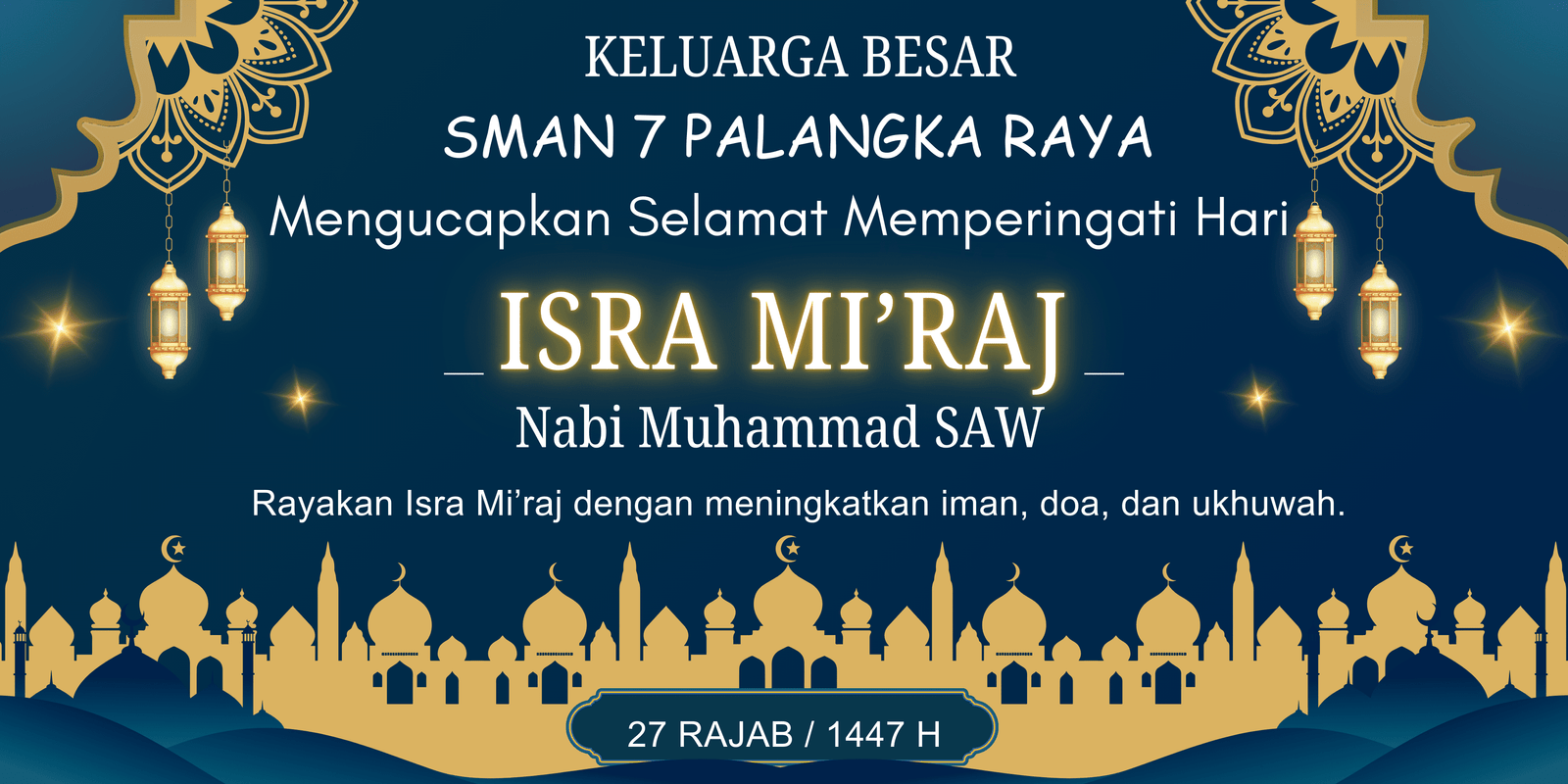 HARI ISRA MI'RAJ TAHUN 2026