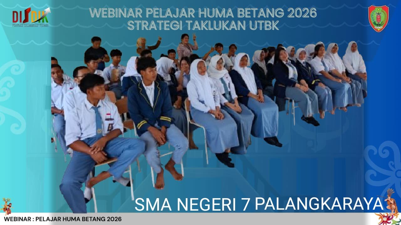 SMAN 7 Palangka Raya Ikuti Webinar Kelas Huma Betang 2026